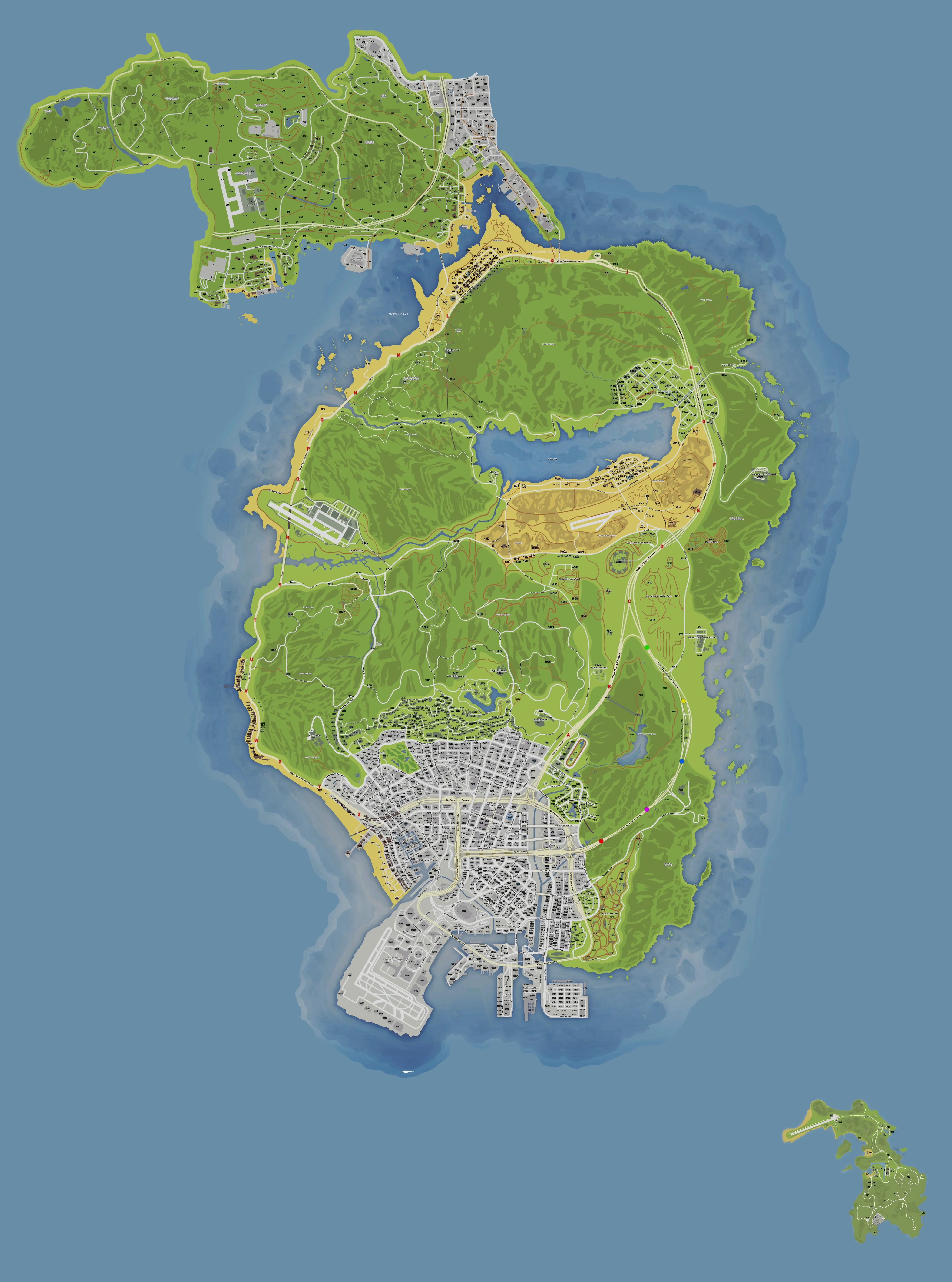 Interaktive GTA RP Karte in MapVault mit Markern